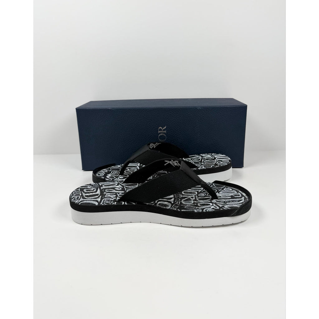 Size 41EU/8US - Dior x Shawn Stussy Flip Flops