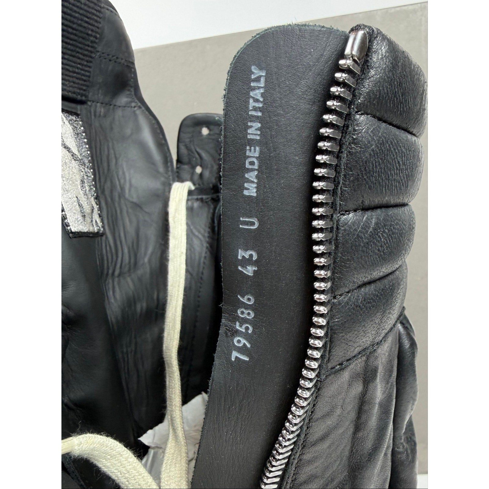 Size 10US - Rick Owens Cargo Geobasket Leather High NEW!
