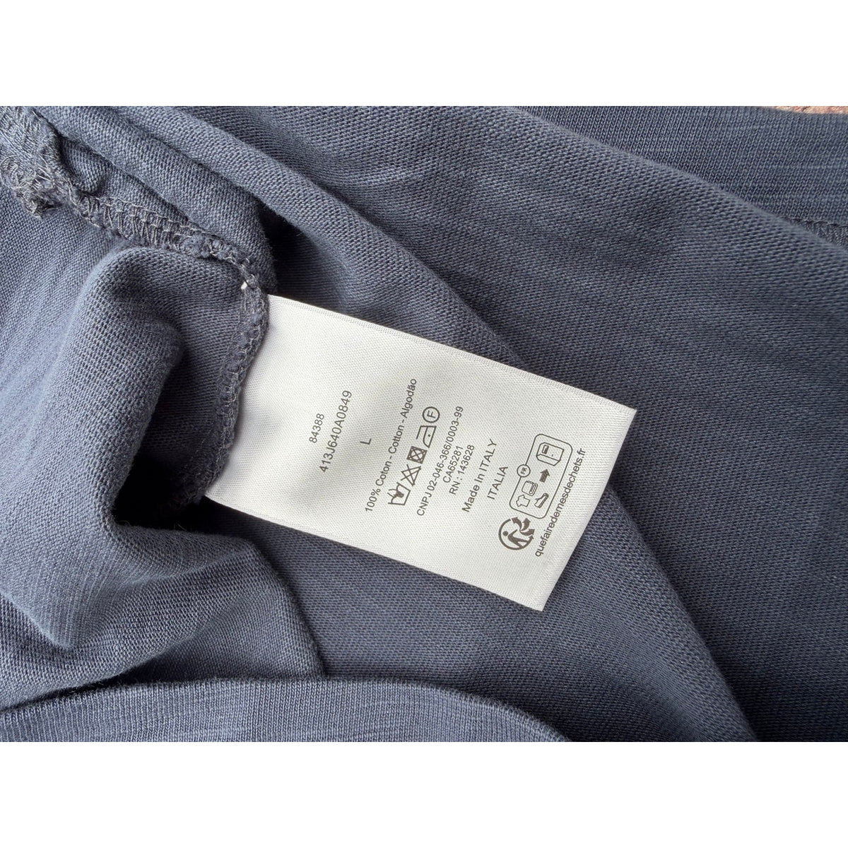 Size L - Dior 47 Oversized Blue T-Shirt