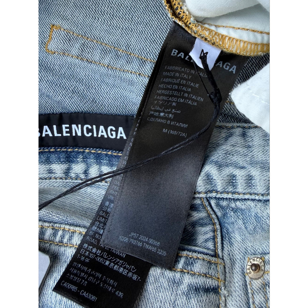 Size M - Balenciaga “Fifty Fifty” Jeans NEW