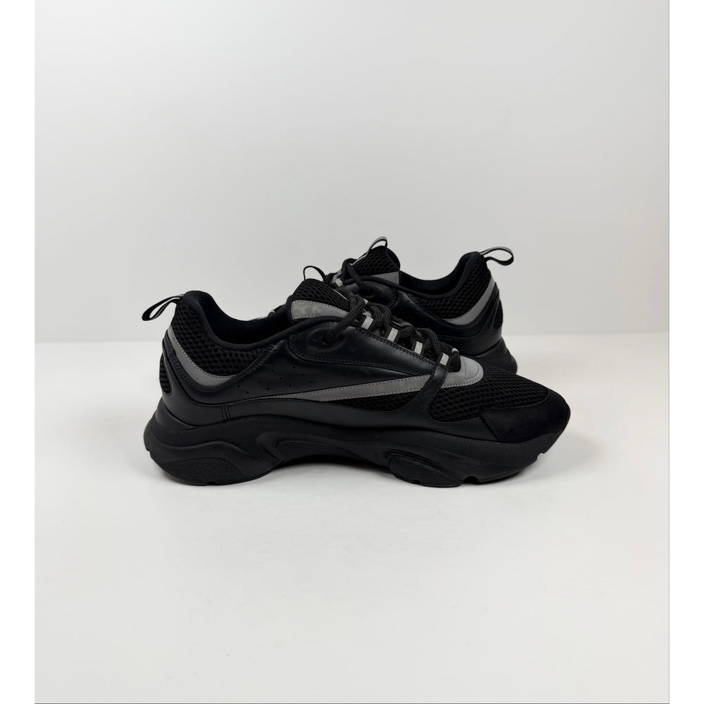 Size 46EU/13US - Dior B22 Black Silver Leather