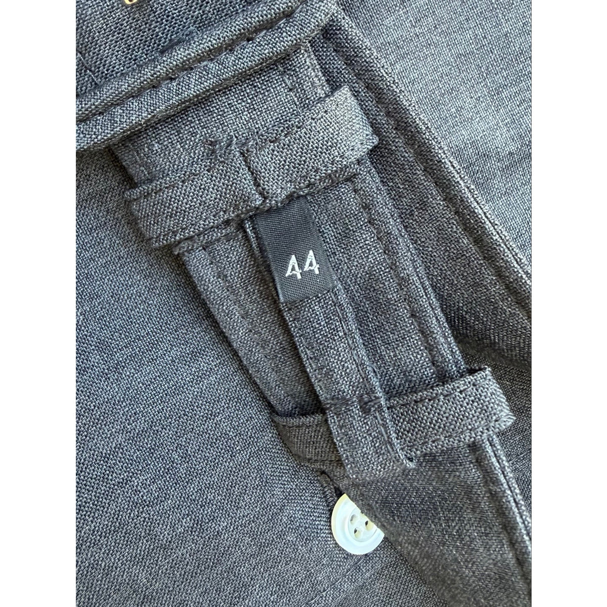 Prada Women’s Gray Belted Blazer Jacket IT 44 / US M