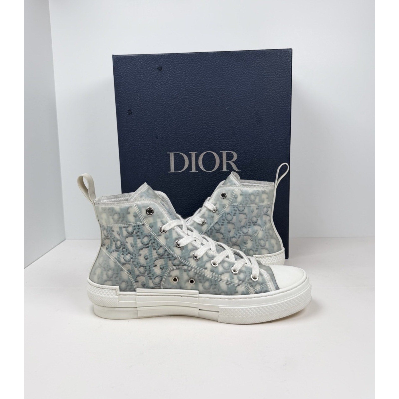 Size 40EU/7US - Dior B23 High Dior White/Blue Oblique