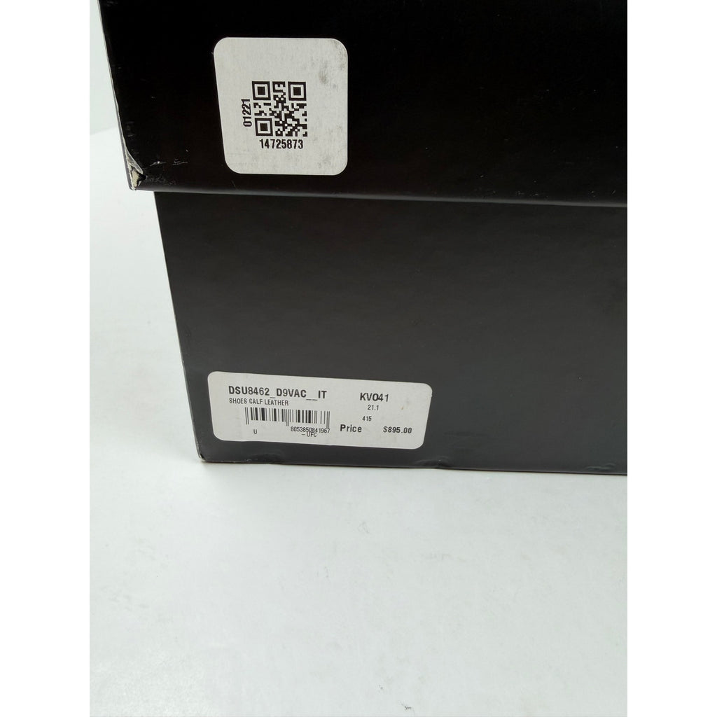 Size 8.5 - Versace Chain Link Leather Loafers