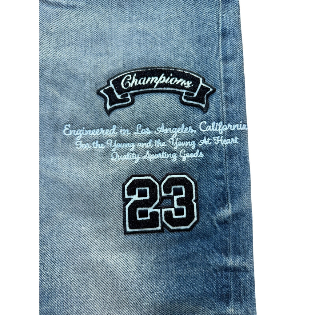 Size 34 - Amiri Straight Leg Logo Jeans