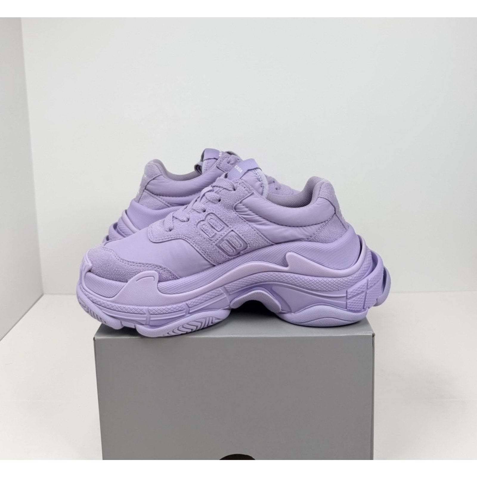 Size 34EU/4W - Balenciaga Triple S Nylon Lilac NEW