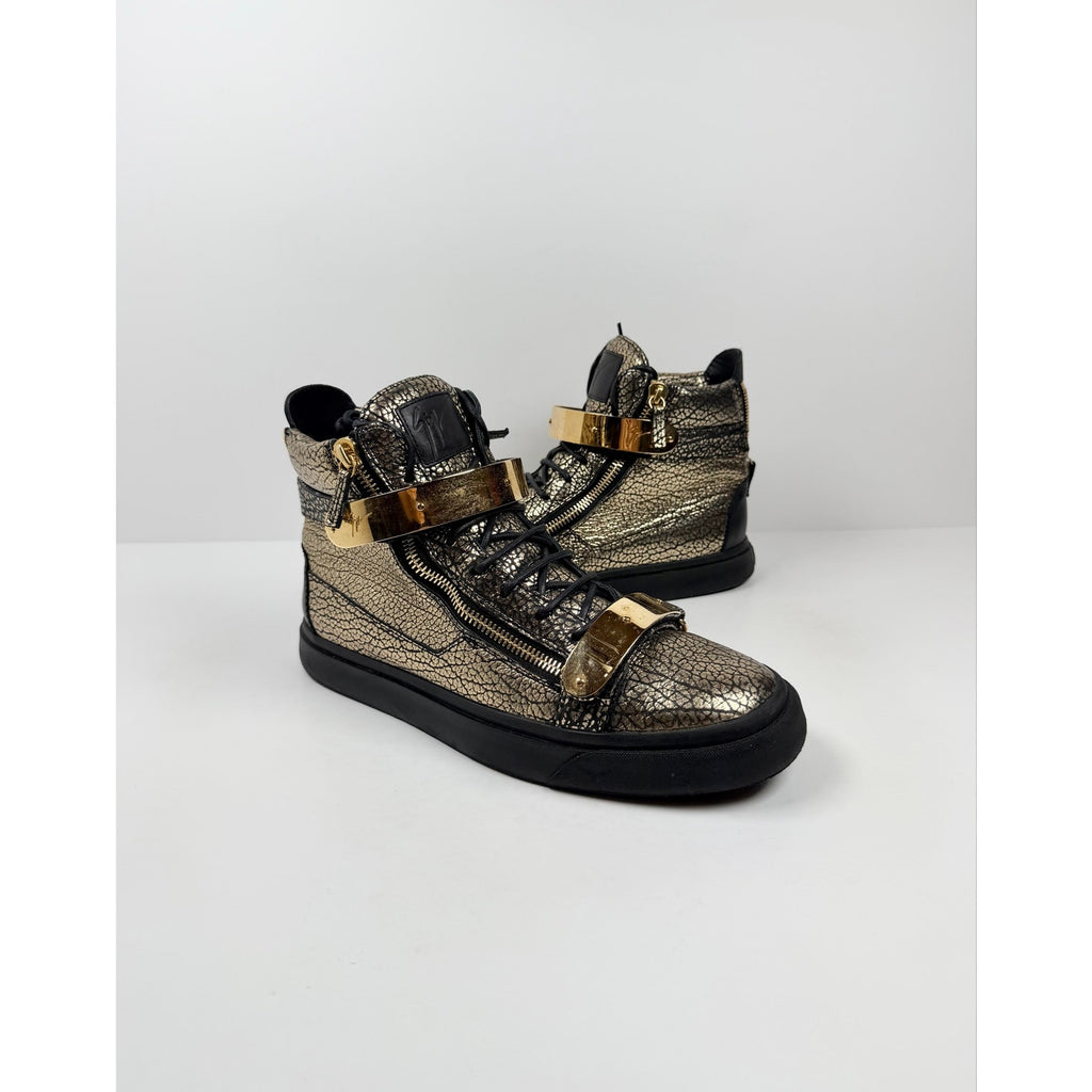 Size 12 - Giuseppe Zanott Metallic High Top