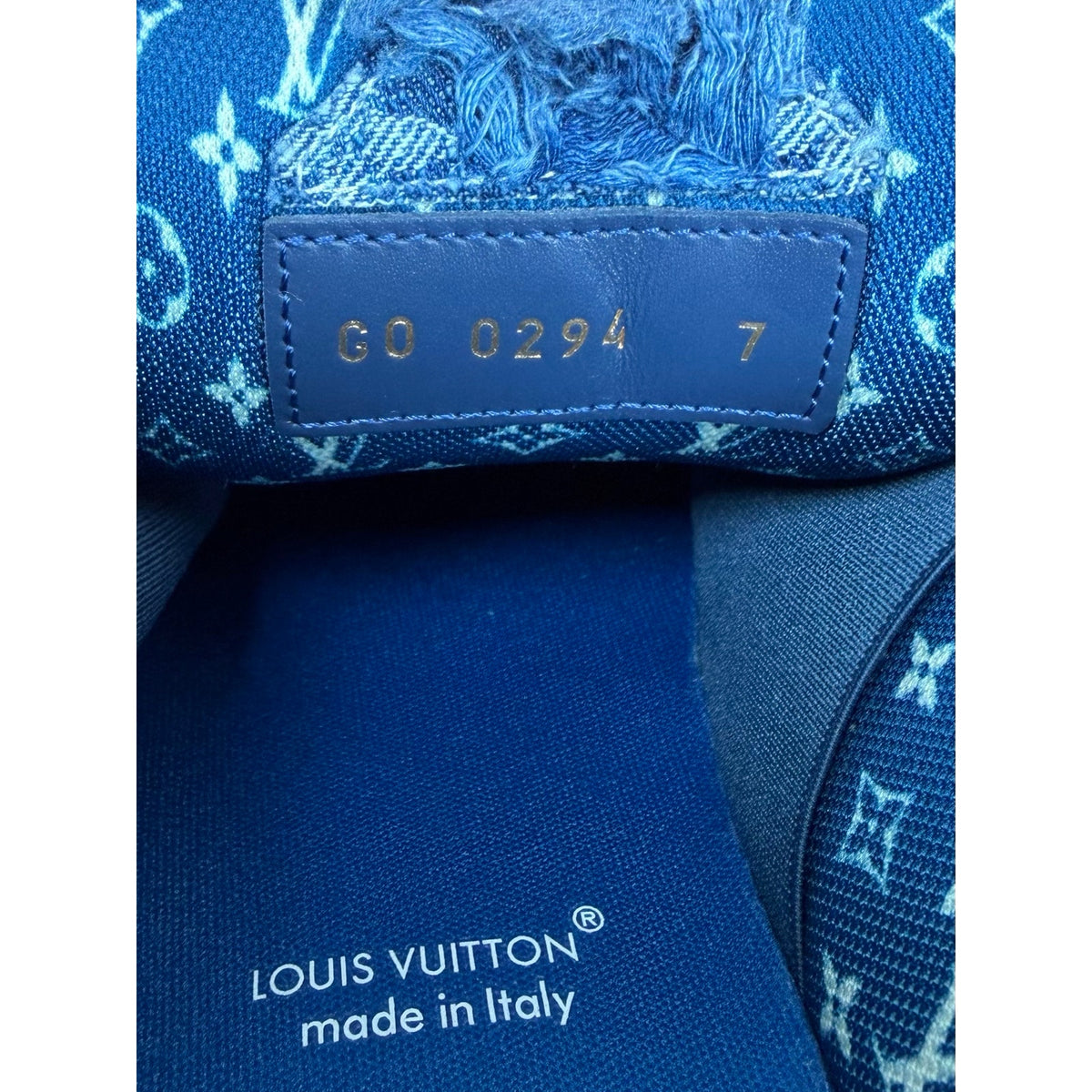 Size 7UK/8US - Louis Vuitton Denim Skate