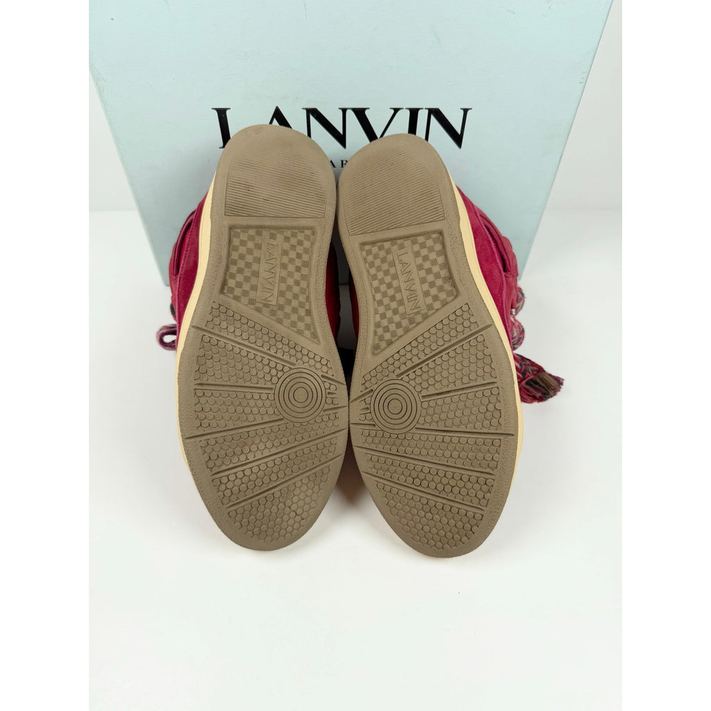 Size 42EU/9US - Lanvin Curb Red Sneakers