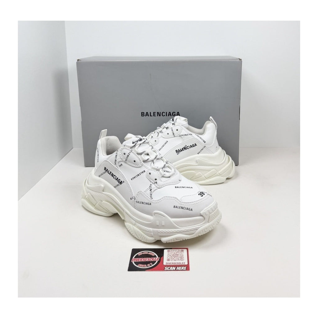 Size 39EU/6US - Balenciaga Triple S Allover Logo Sneakers🤍 New/Retail $1.2K!
