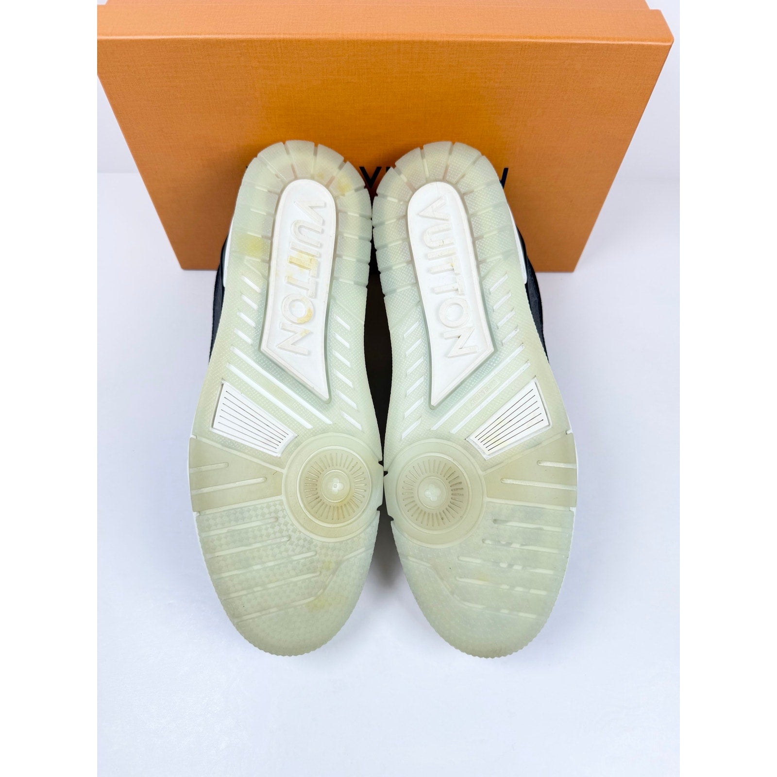 Size 8.5LV/10US - Louis Vuitton Monogram Trainers Like New!