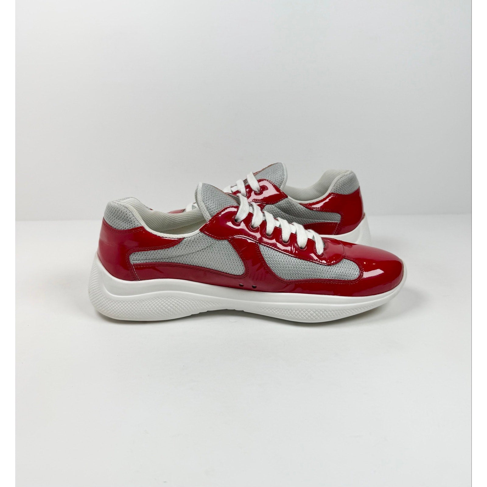 Size 9.5UK/10.5US - Prada Americas Cup Red Silver