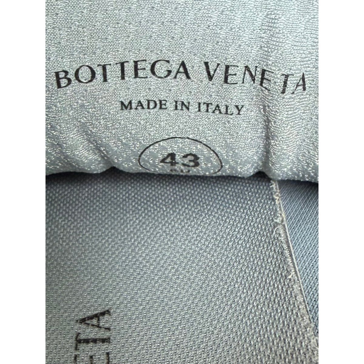 Size 43EU/10US - Bottega Veneta Orbit Silver White