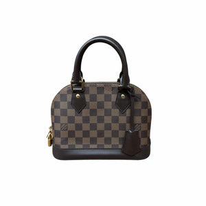 Louis Vuitton Damier Ebene Alma Handbag