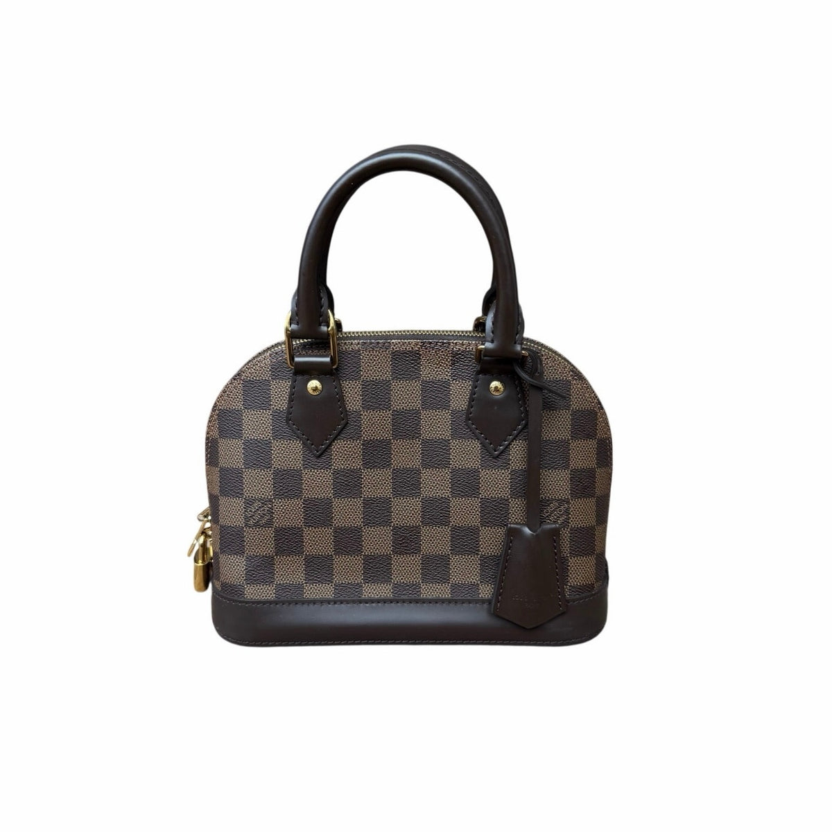 Louis Vuitton Damier Ebene Alma Handbag