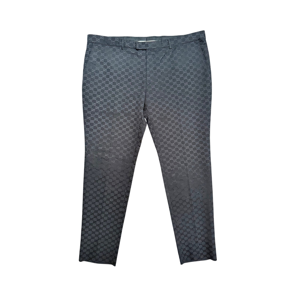 Gucci Monogram Black Dress Pants Size 64 / XXL
