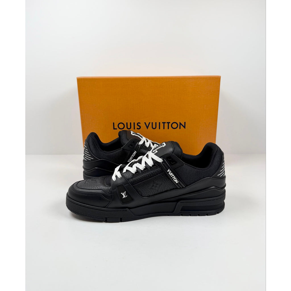 Size 10LV/11.5US - Louis Vuitton Trainer Black NEW