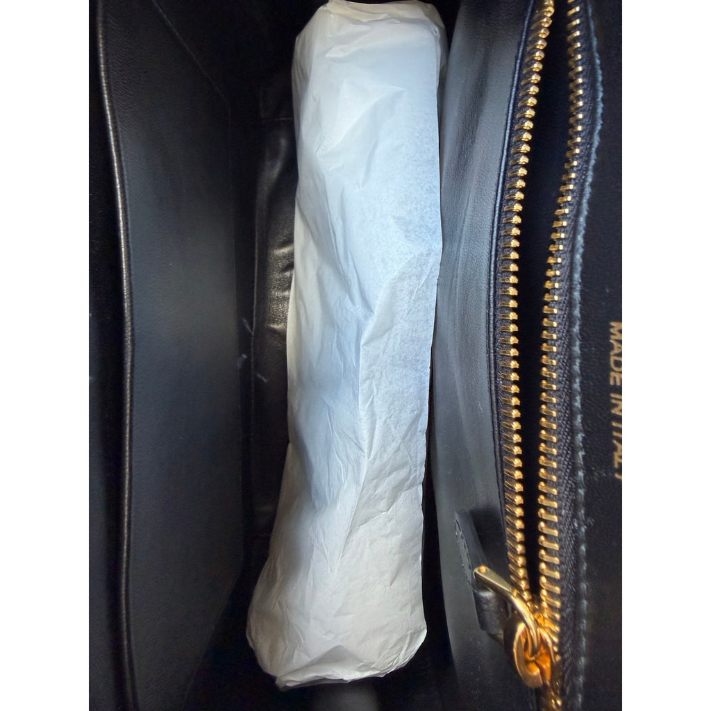 Prada Lux Leather Top Handle Crossbody Bag NEW