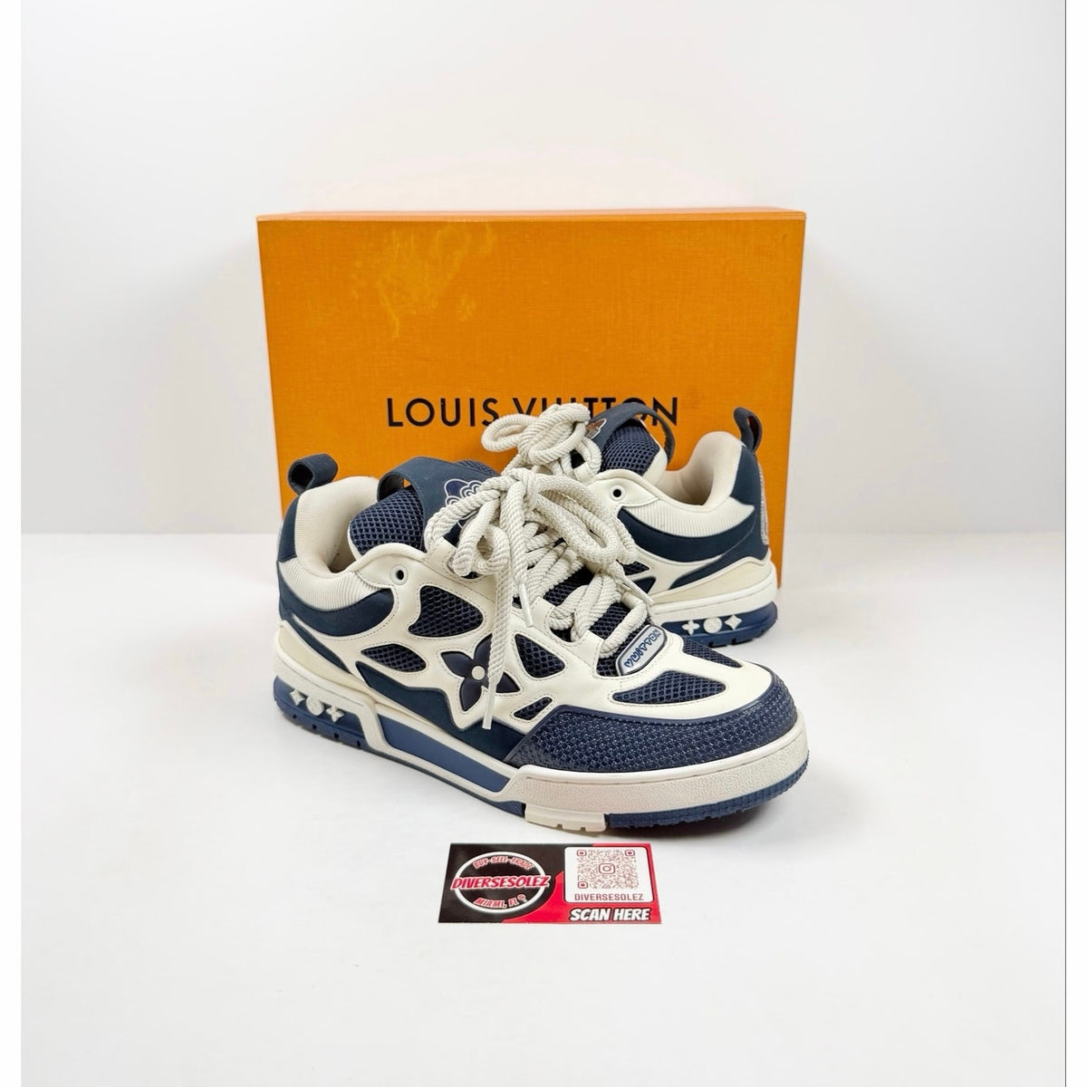 Size 8LV/9US - Louis Vuitton Skate Marine Blue
