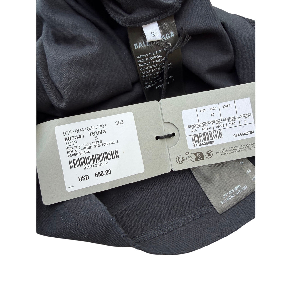 Size S - Balenciaga Kim Kardashian T Shirt NEW