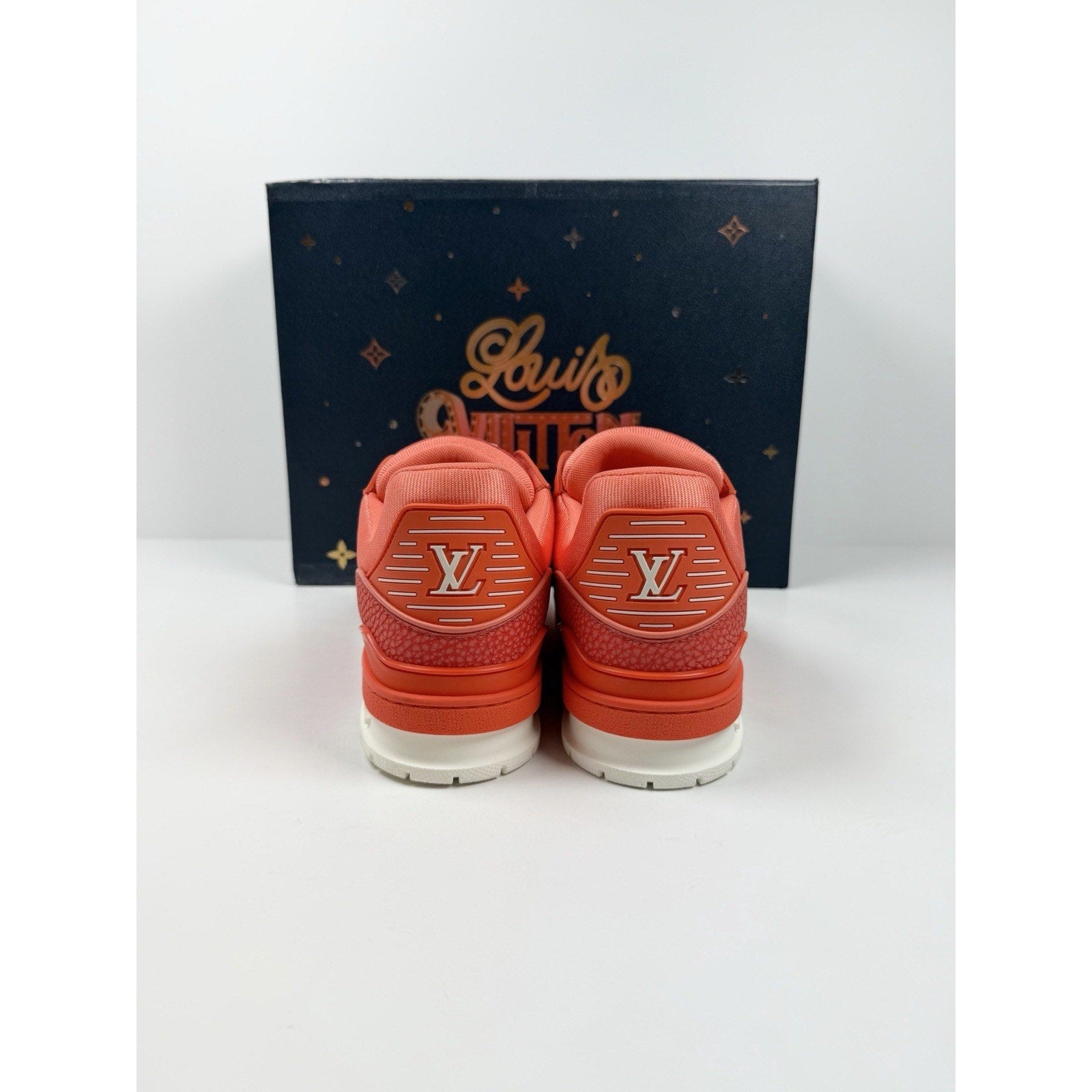 Size 6UK/7US - Louis Vuitton Orange White Trainer NEW!