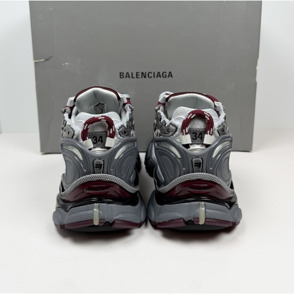 Size 34EU/4W - Balenciaga Runner Sneakers Burgundy NEW