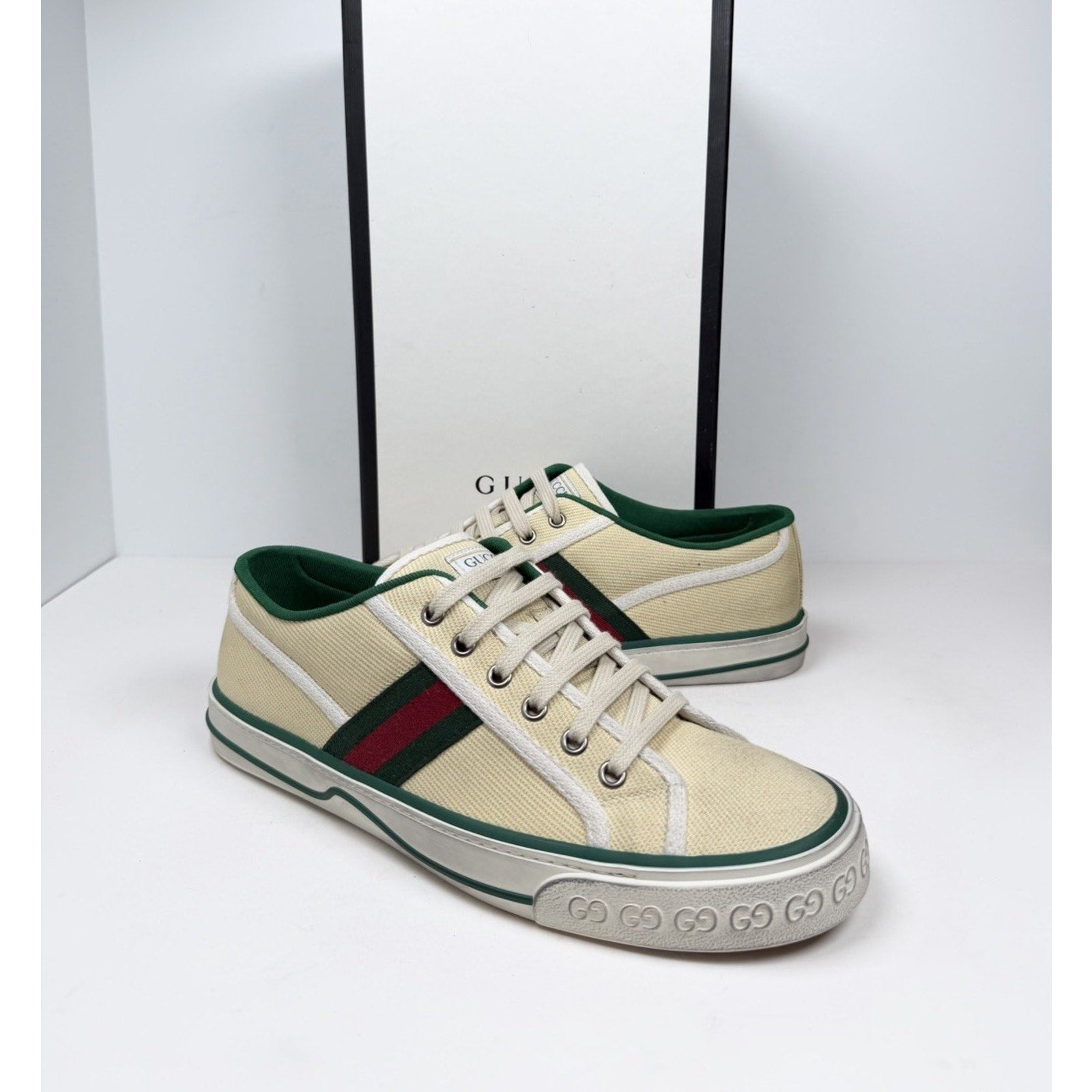 Size 8G/8.5US - Gucci Tennis 1977 Distressed NEW