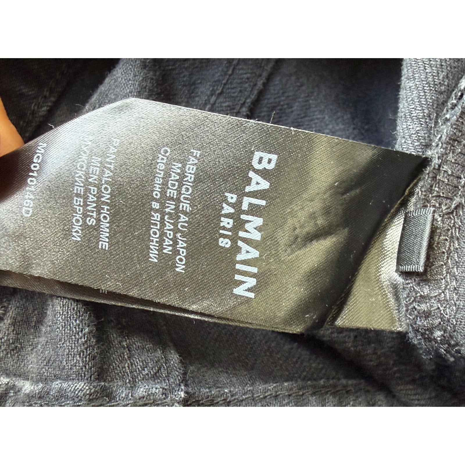 Size 32 - Balmain Biker Denim Distressed Jeans