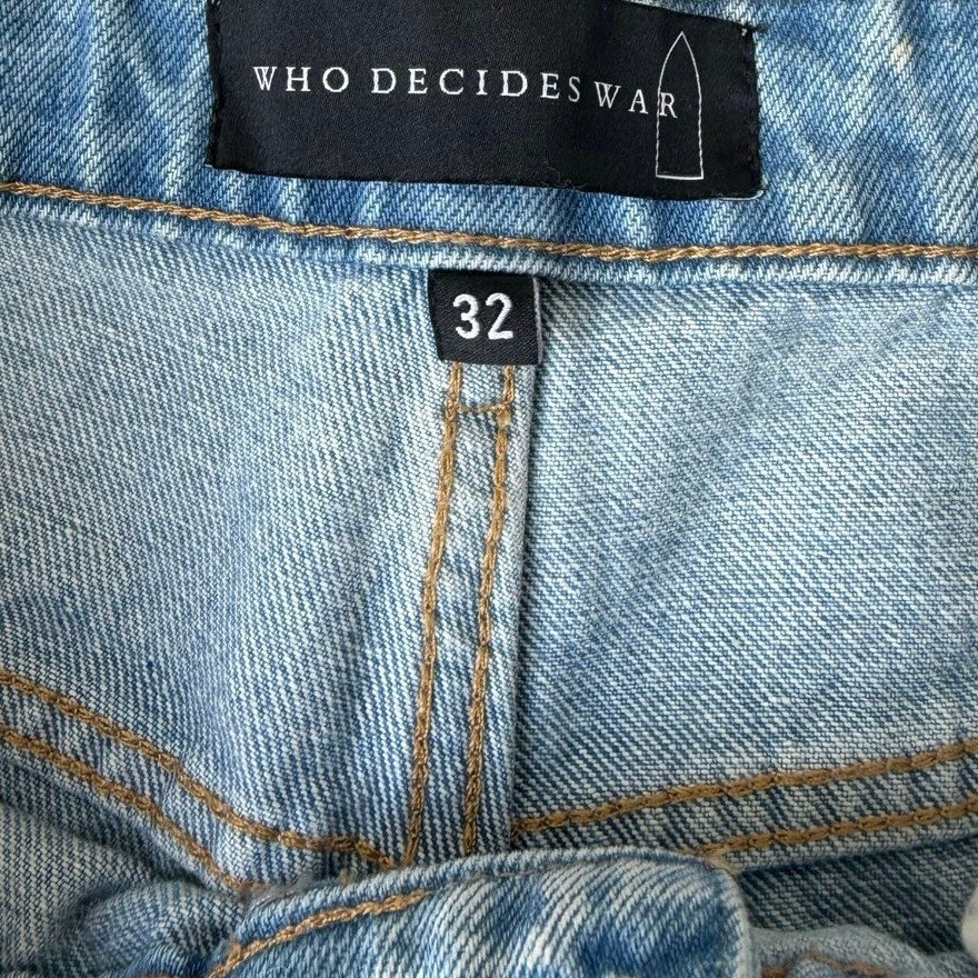 Size 32 - Who Decides War Light Blue Jeans