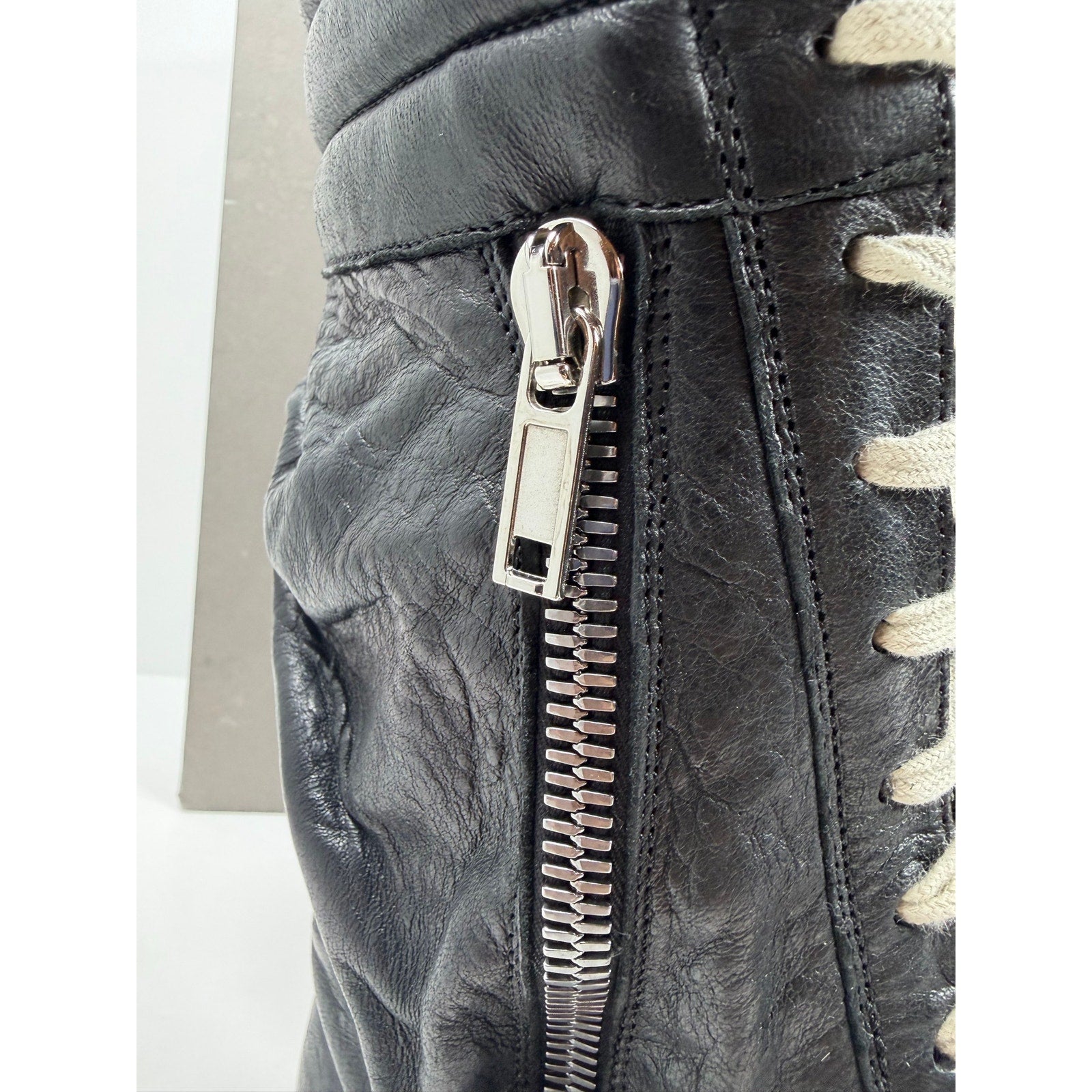 Size 10US - Rick Owens Cargo Geobasket Leather High NEW!