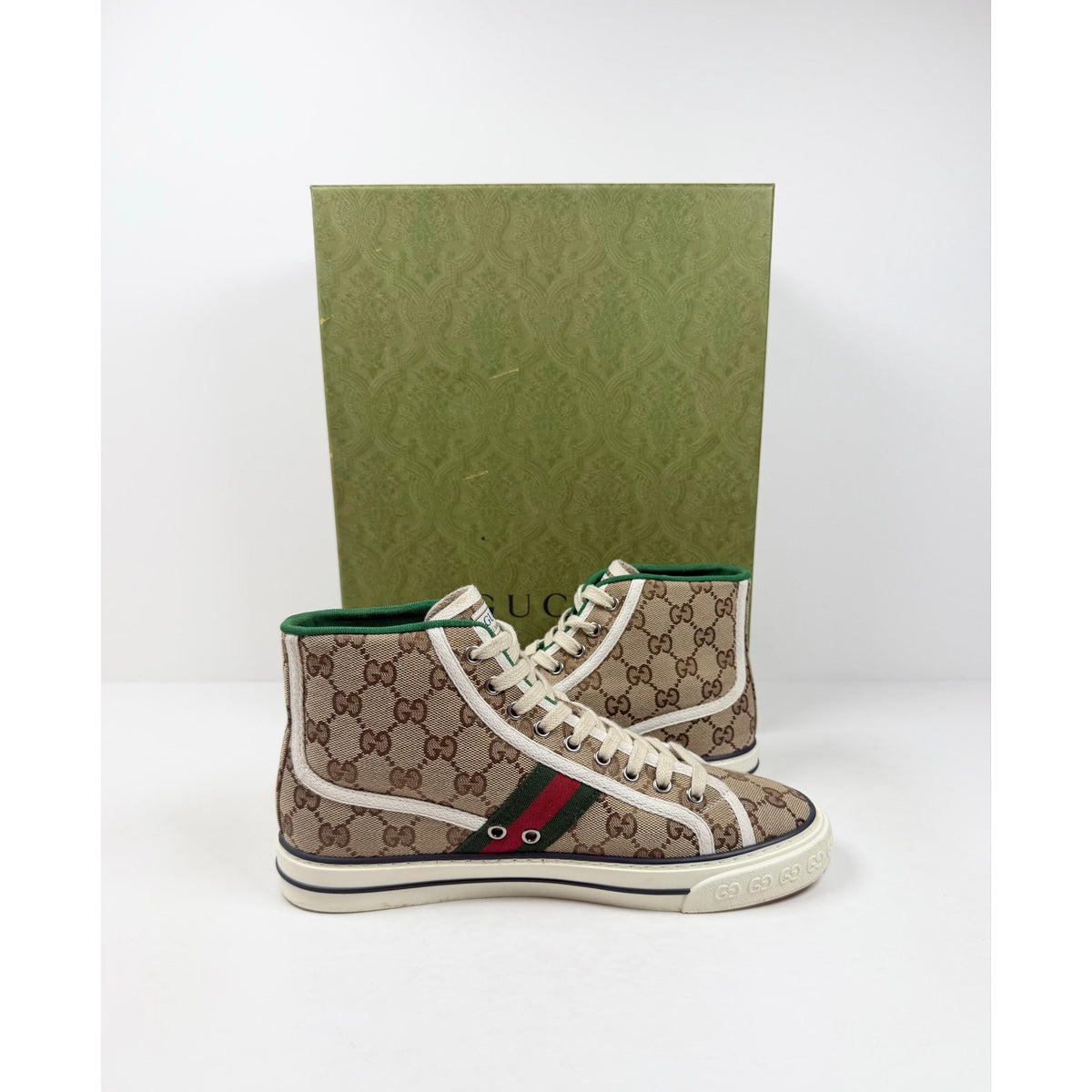 Size 7US - Gucci 1977 Canvas High Top