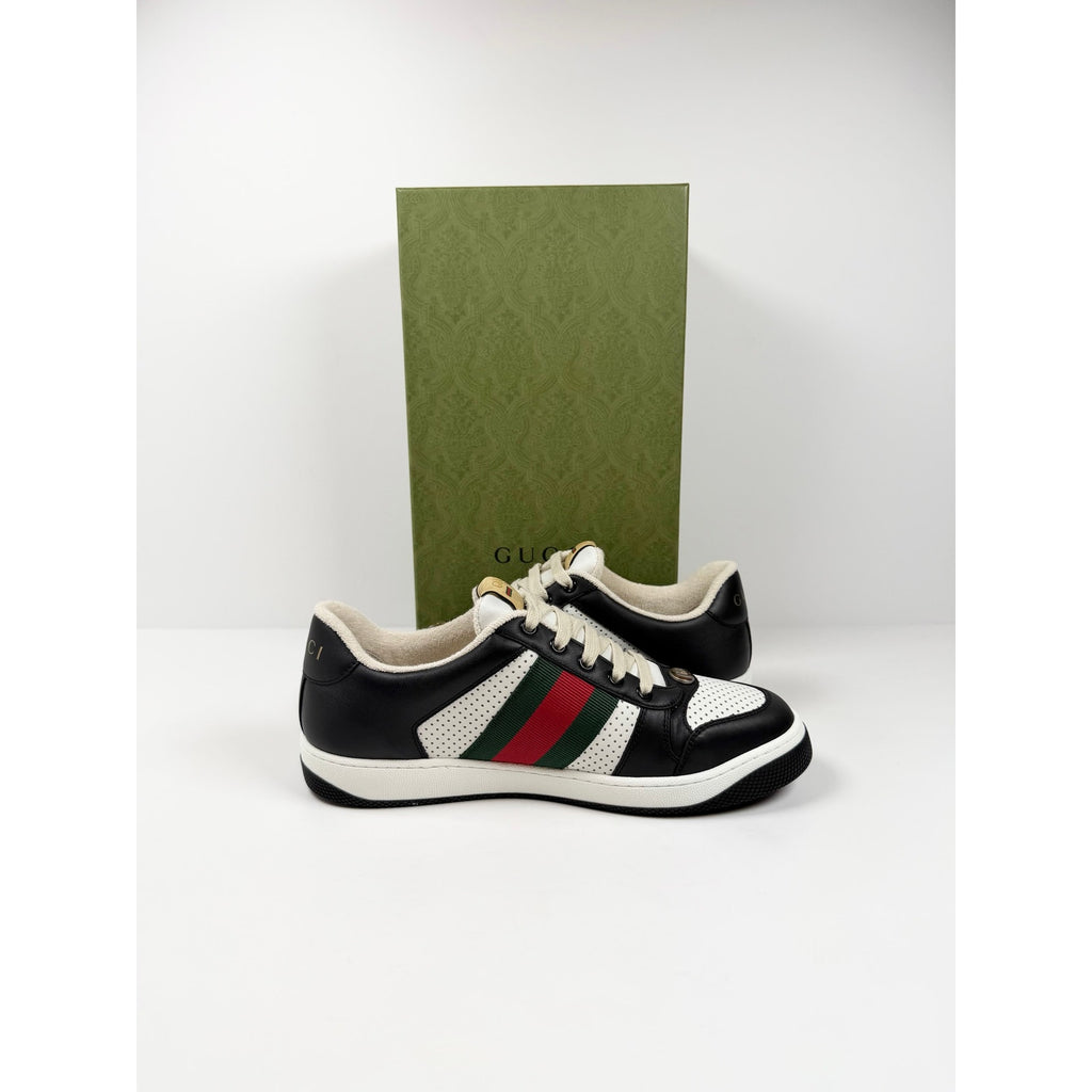 Size 8.5US - Gucci Screener Black White NEW