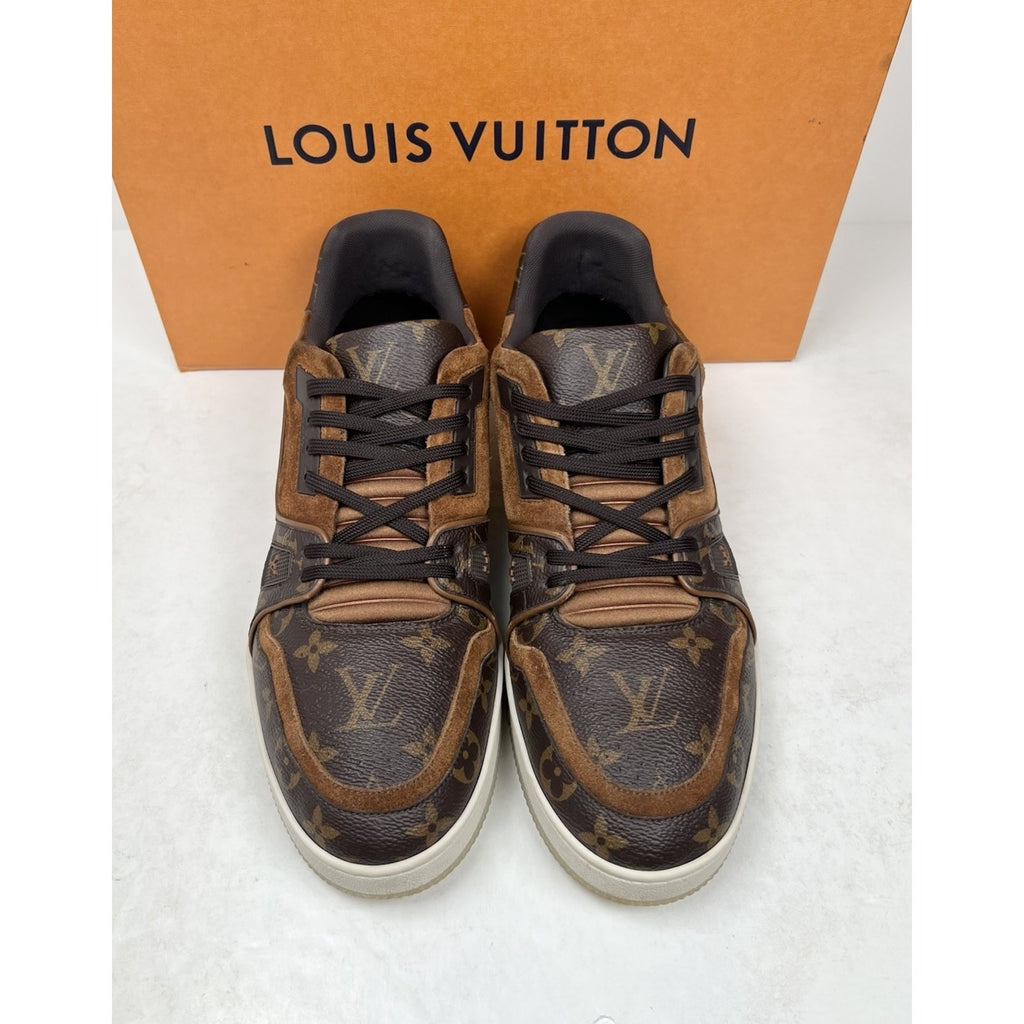 Size 8.5LV/9.5US - Louis Vuitton Brown Suede Monogram