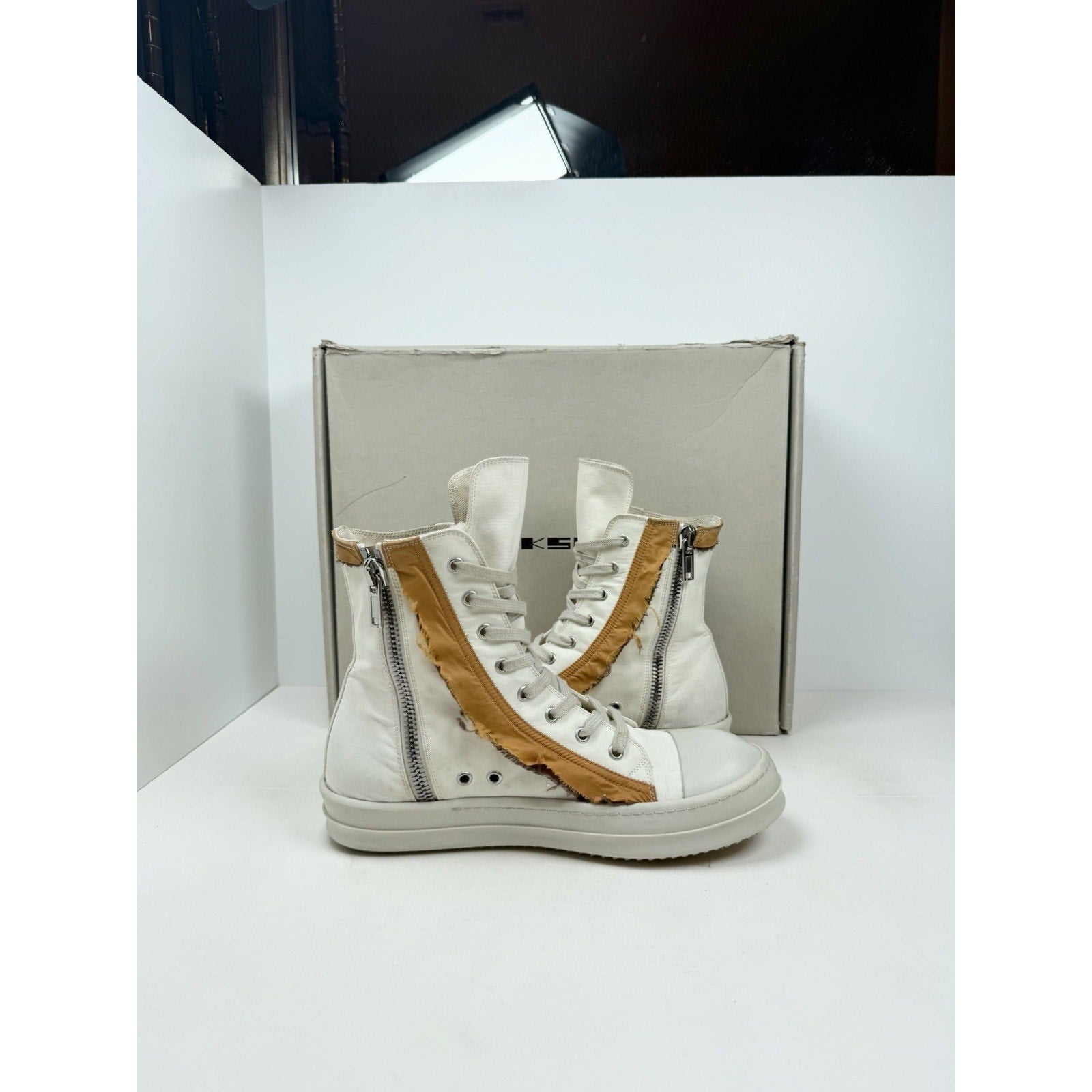 Size 41EU/8US - Rick Owens DRKSHDW High Top Ramones