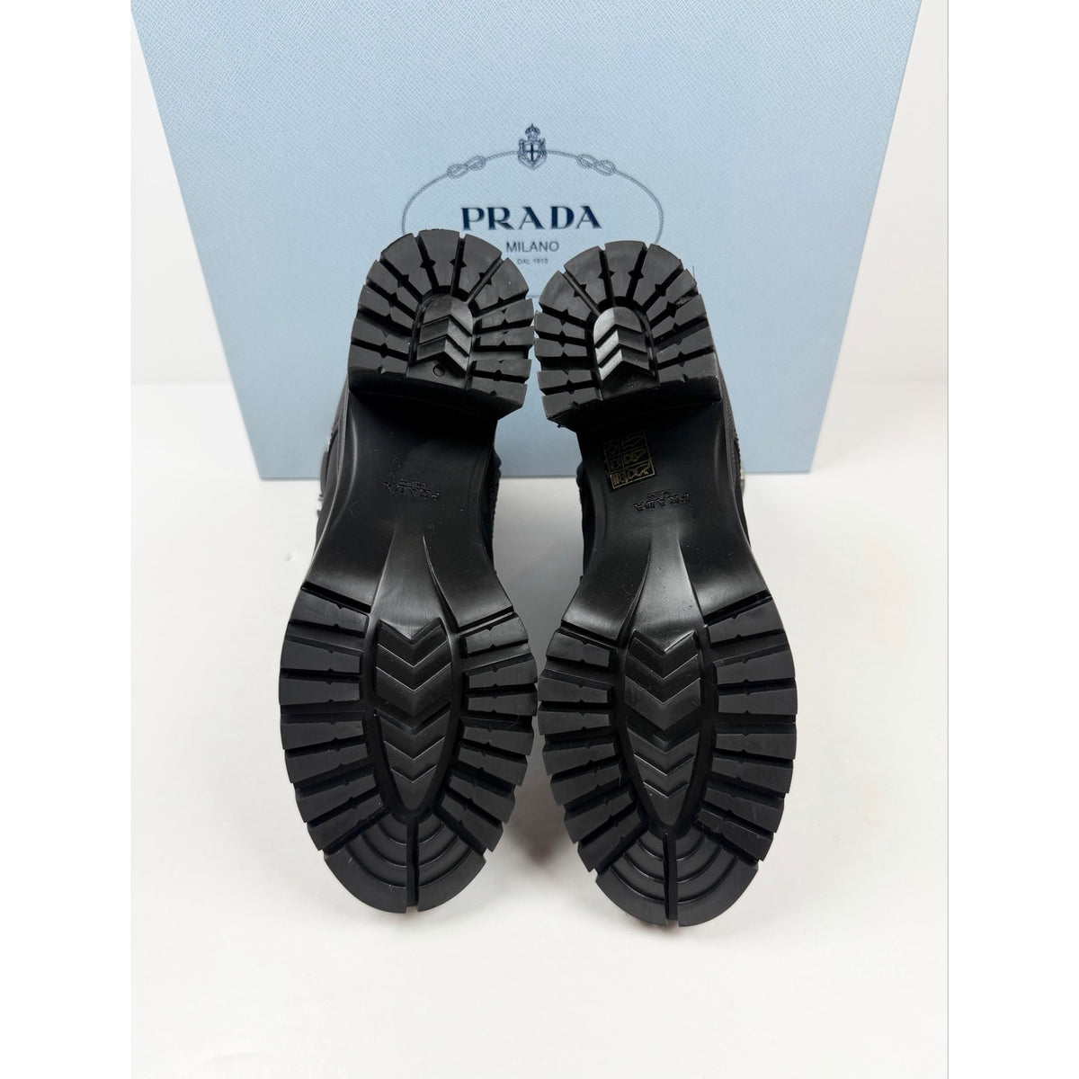 Size 6.5 - Prada Combat Ankle Boots Tried On!