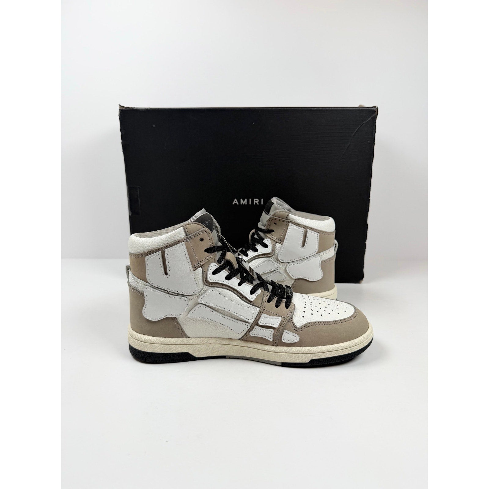 Size 40EU/7US - Amiri Skel Top Hi Grey NEW!