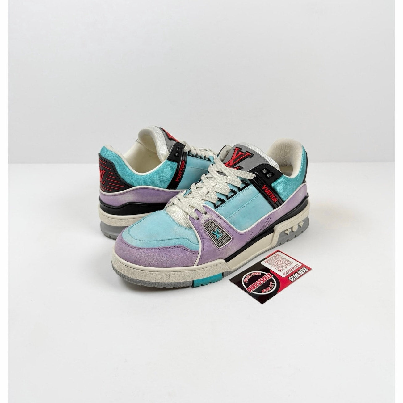 Size 6UK/7US - Louis Vuitton Trainer Blue Purple