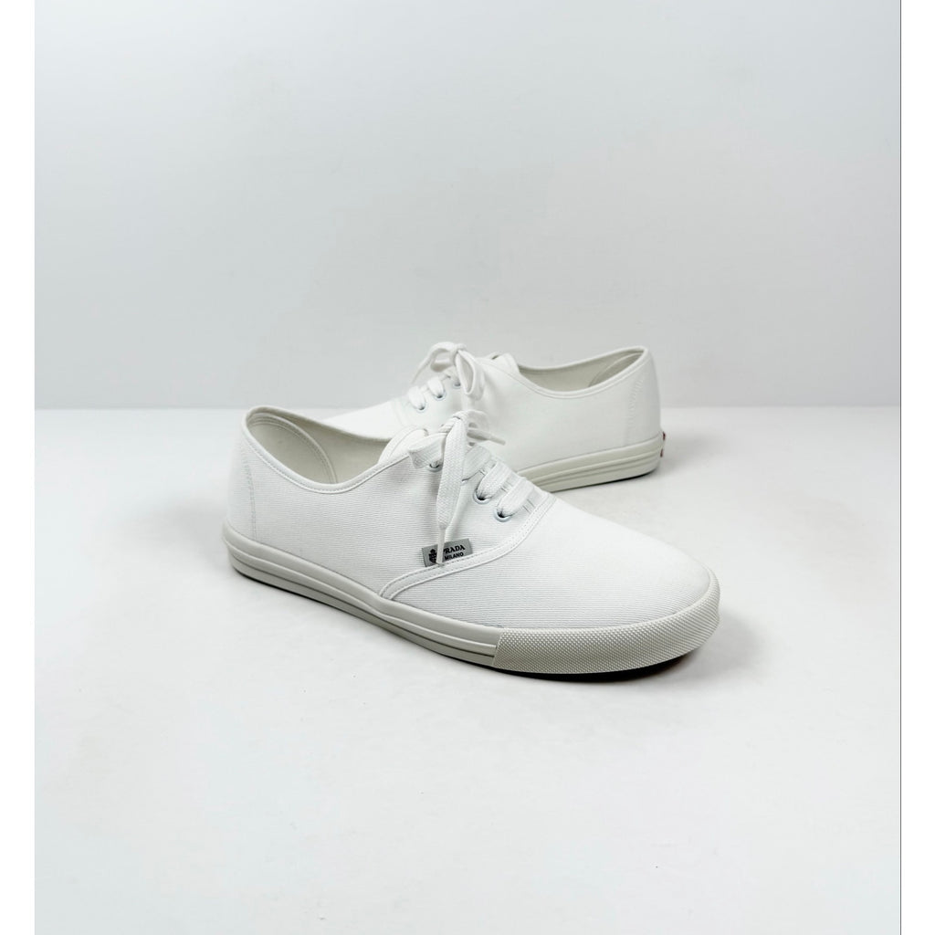 Size 7.5UK/8.5US - Prada Drill Canvas Low Top NEW