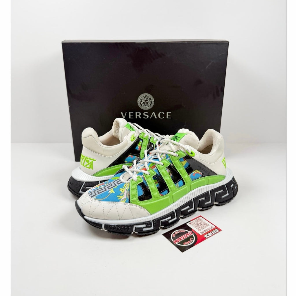 Size 11.5 - Versace Trigreca Blue Green