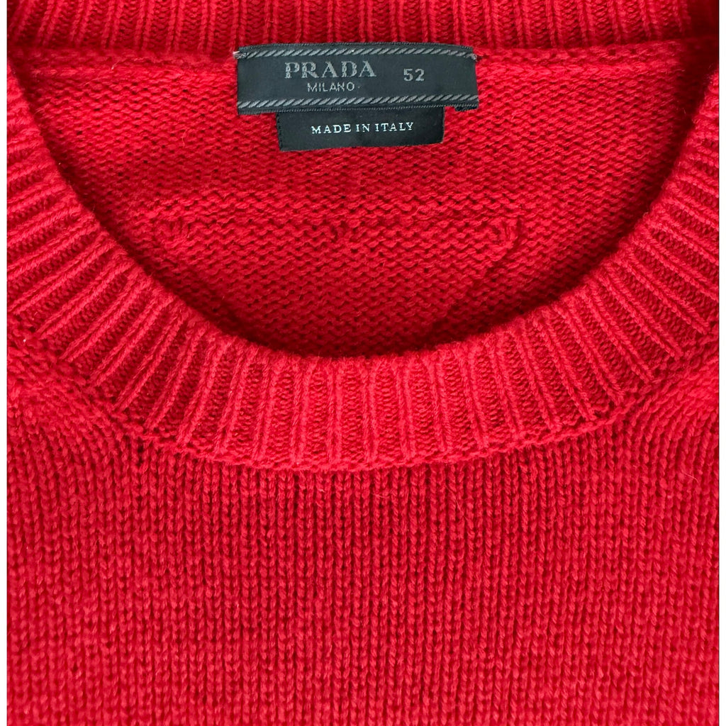 Size L - Prada Cashmere Long Sleeve Sweater