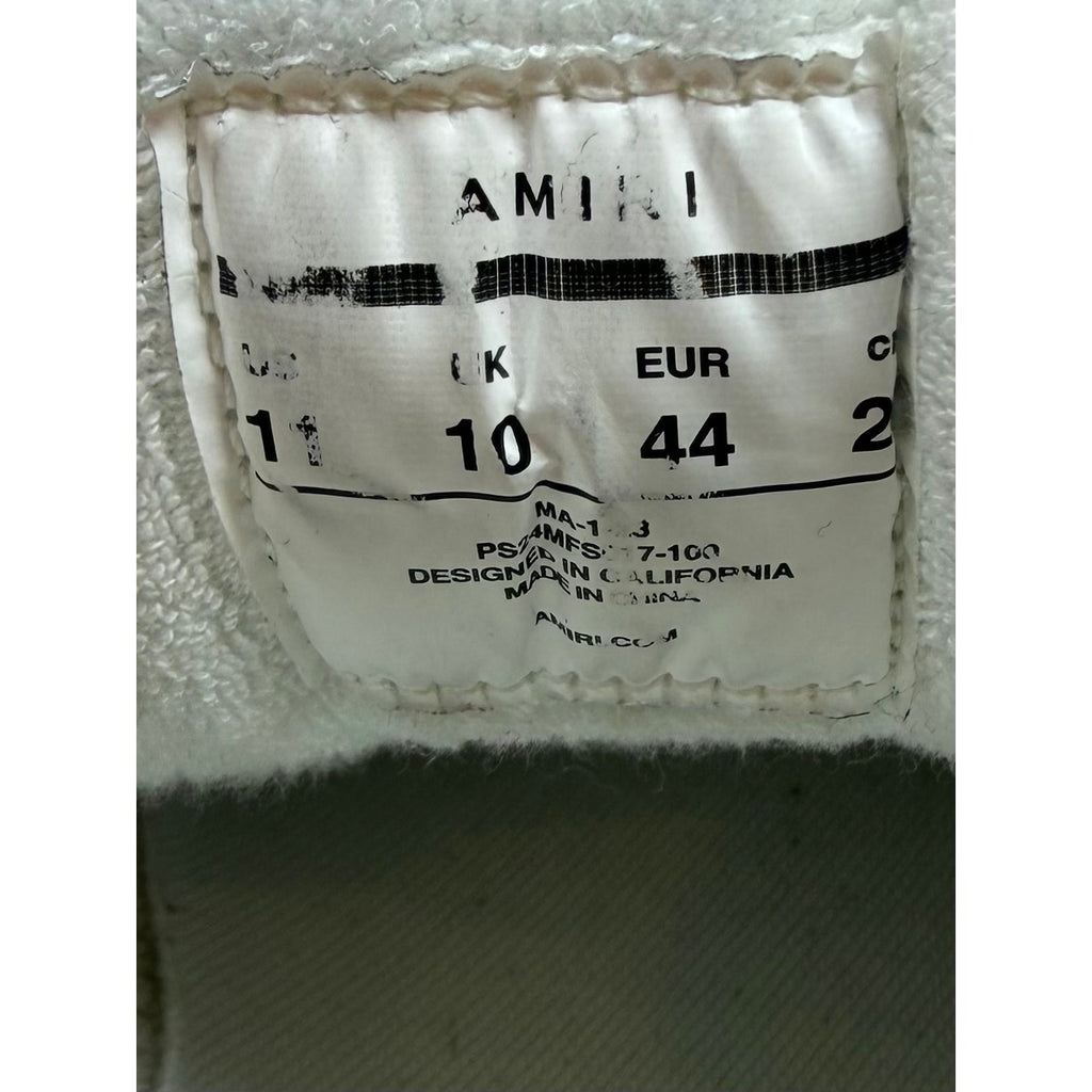 Size 44EU/11US - Amiri MA-1 White Sneakers