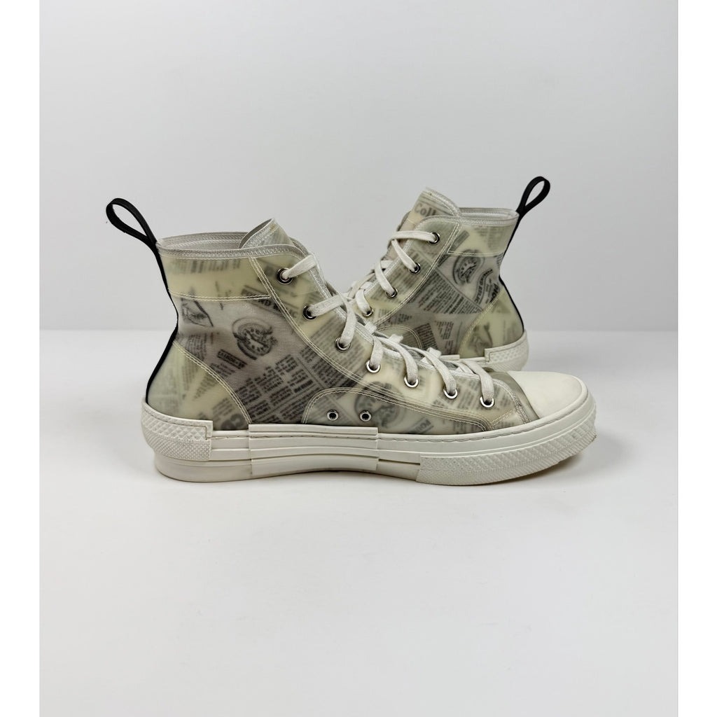Size 44EU/11US - Dior b23 Newspaper Print High Top