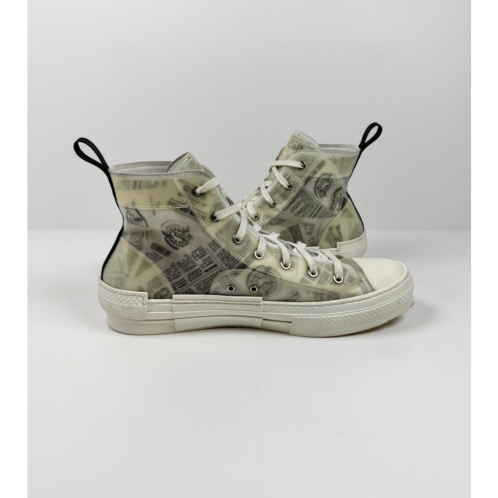 Size 44EU/11US - Dior b23 Newspaper Print High Top