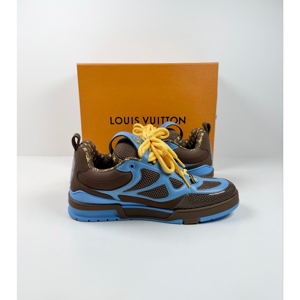 Size 10UK/11US - Louis Vuitton Skate Brown Blue Yellow NEW