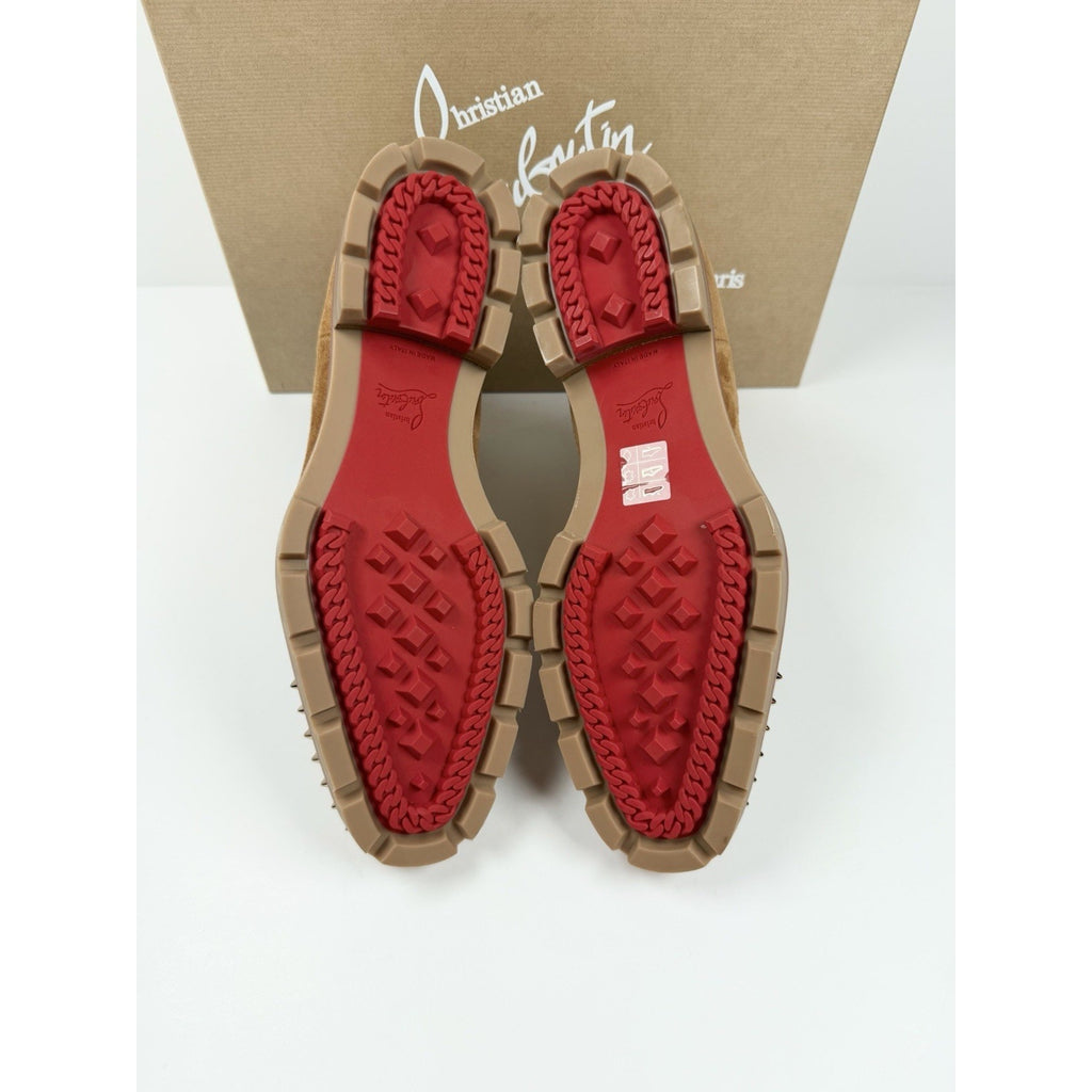 Size 7.5US - Christian Louboutin Melon Spikes Boots NEW