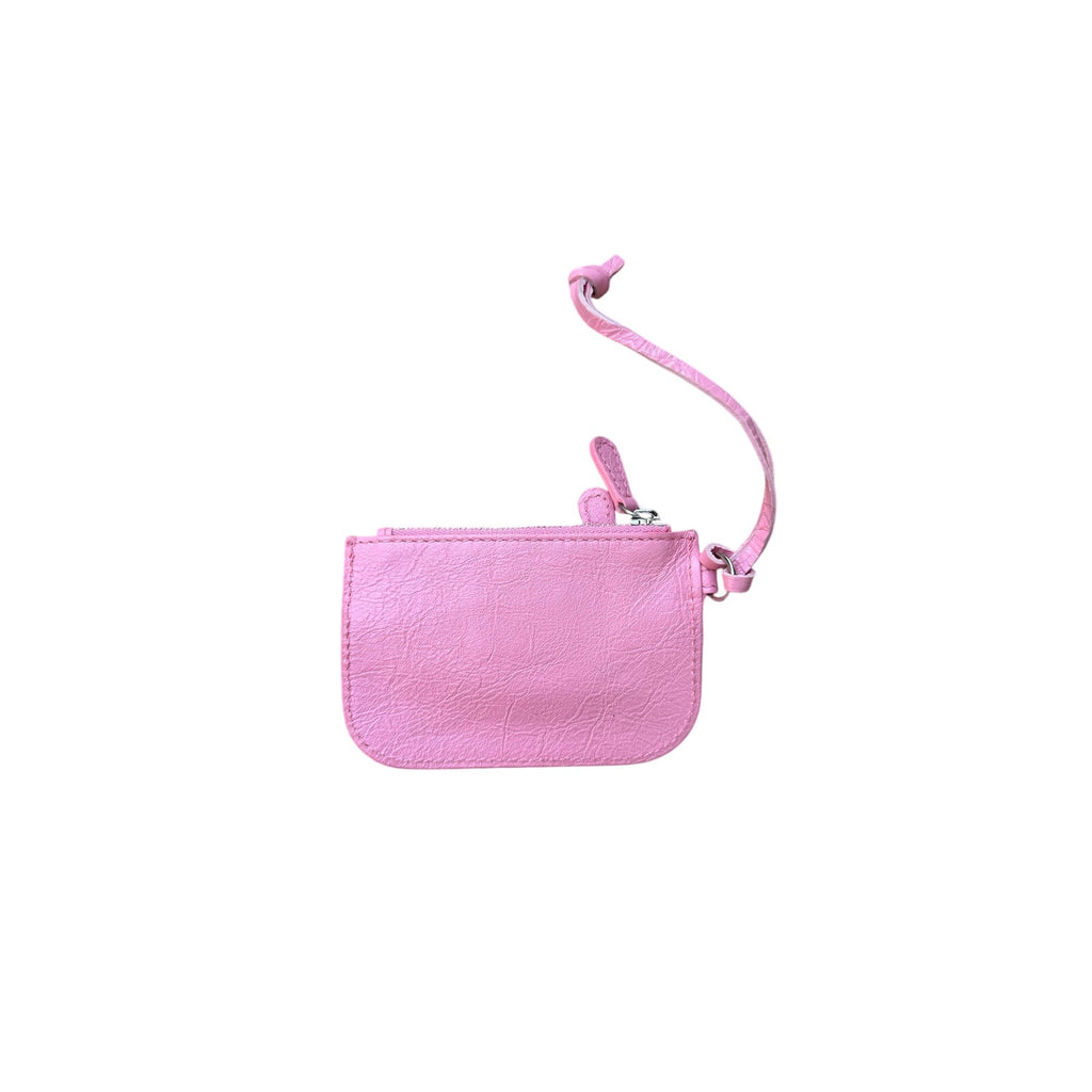 Balenciaga Pink Cagole Coin Purse NEW