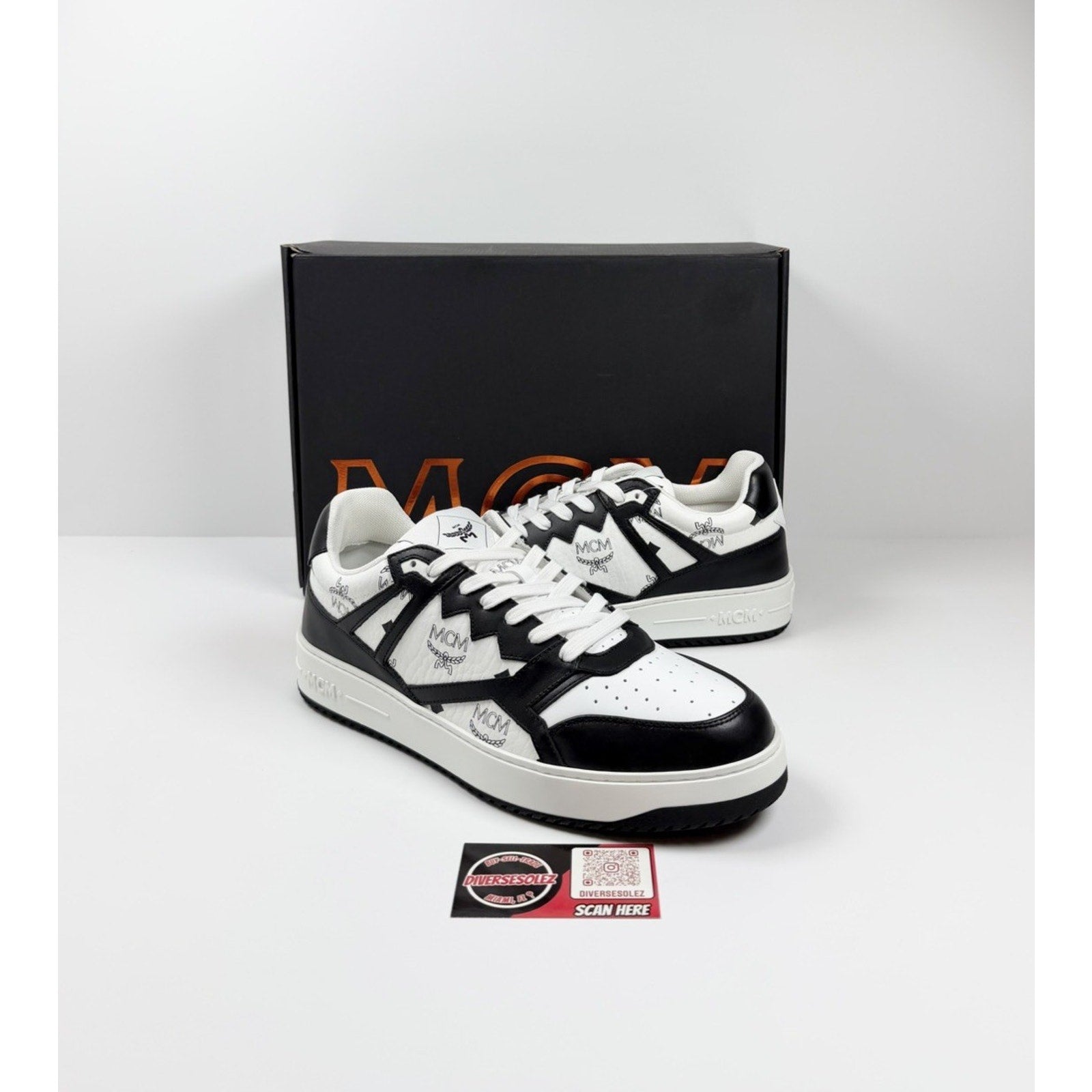 Size 12 - MCM Neo Terrain Visetos Low Sneakers NEW!