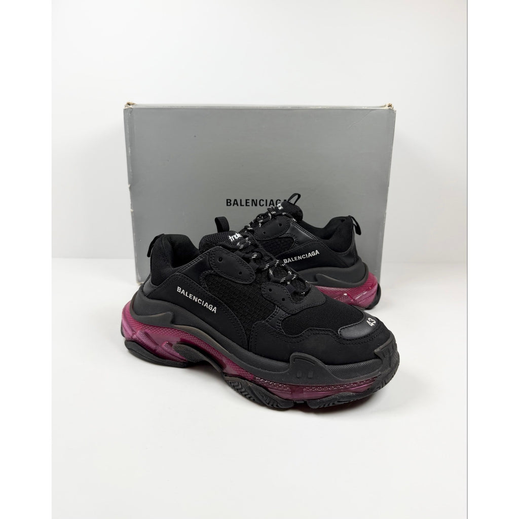 Size 43EU/10US - Balenciaga Triple S Black