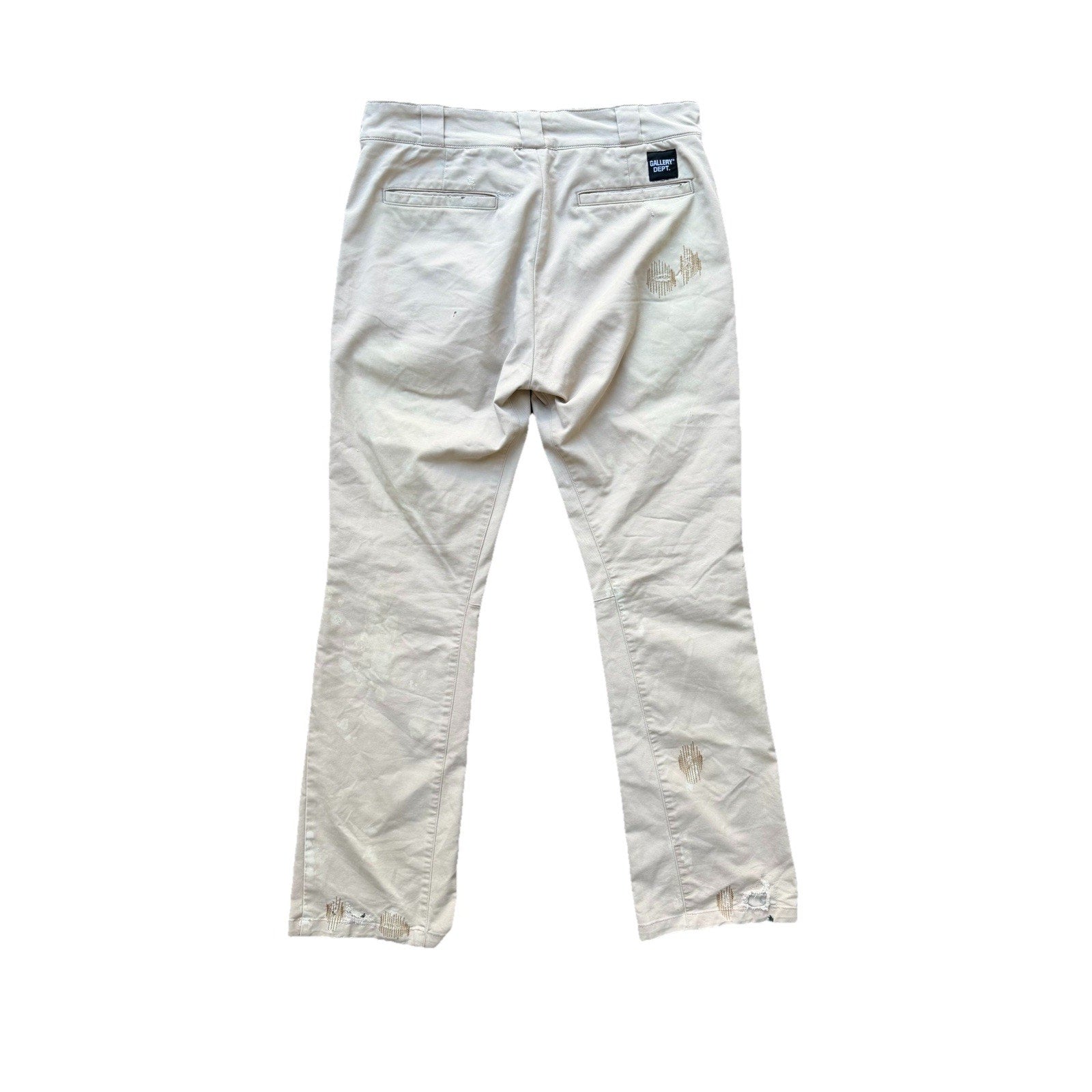 Size 34 - Gallery Dept Chino Flare Beige Pants RETAIL $1.1K