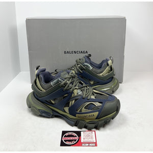 Size 40EU/7US - Balenciaga Track Green/Navy/Yellow NEW